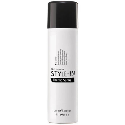 Inebrya Ice Cream Thermo Spray Termoprotettivo 250 ml – Protezione Calore Capelli Piastra Arricciacapelli