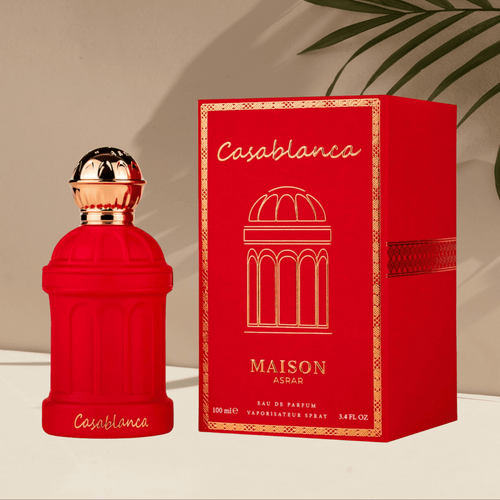 Maison Asrar Casablanca Eau de Parfum – Profumo Donna Floreale Ambrato