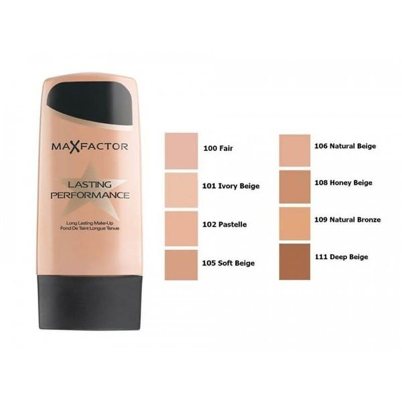 Max Factor Lasting Performance Fondotinta – Copertura 8H Touch Proof Non Comedogeno Senza Profumo