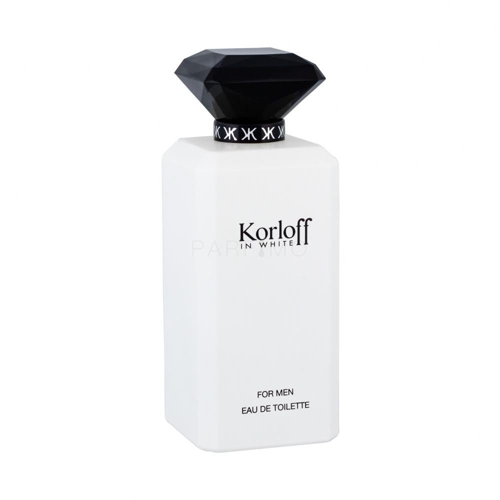 Korloff In White Eau de Toilette 88 ml – Profumo Uomo Aromatico Fougère Fresco