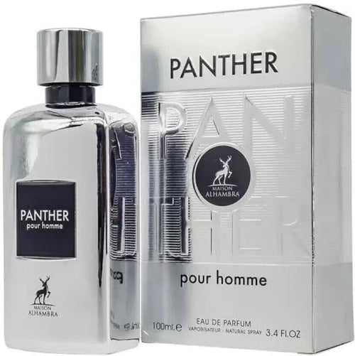 Maison Alhambra Panther Pour Homme Eau de Parfum – Profumo Uomo Legnoso Aromatico Seducente