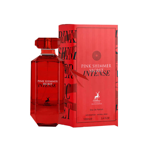 Maison Alhambra Rosa Shimmer Secret Intense Eau de Parfum – Profumo Donna Floreale Fruttato