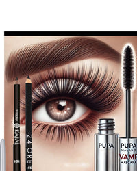 Bundle Occhi Pupa Vamp Mascara + Deborah Matita 24 Ore + Kajal – Kit Trucco Occhi Completo