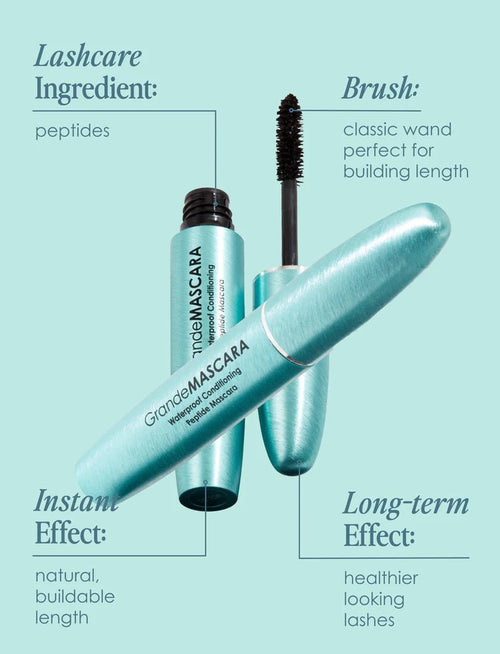 Grande Cosmetics Grande MASCARA Waterproof 4,2ml – Volumizzante Allungante Rivitalizzante Made in Italy