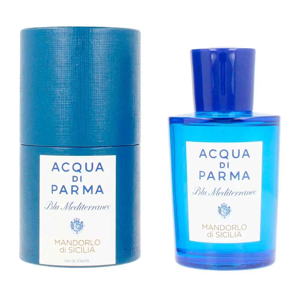 Acqua di Parma Blu Mediterraneo Mandorlo di Sicilia Eau de Toilette 180 ml – Profumo Unisex Gourmand Floreale Mediterraneo