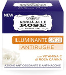 Acque alle Rose Antirughe Sensitive con Collagene Vegetale per Pelli Sensibili – Crema Viso Delicata - Acque Profumeria
