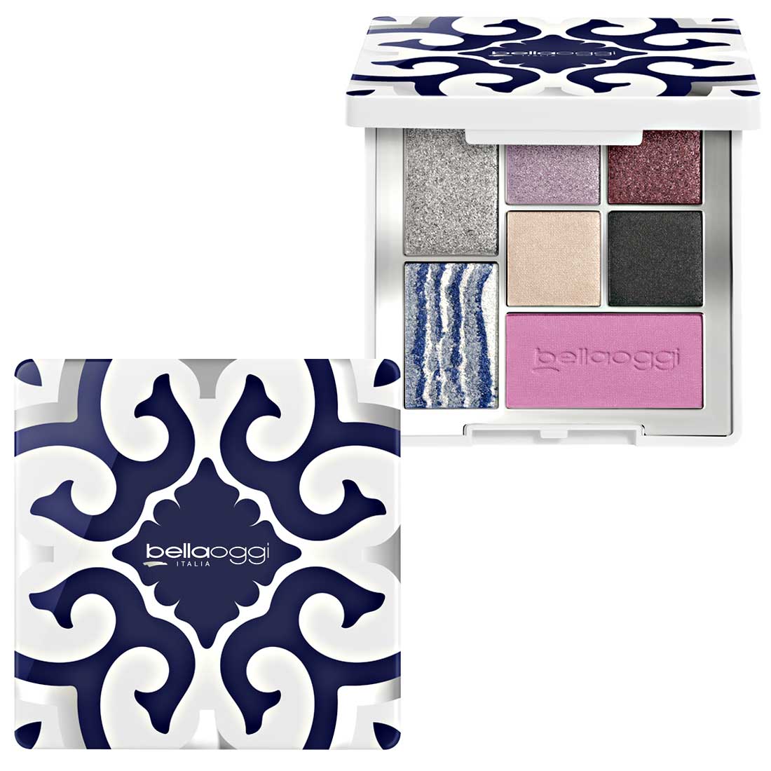 Bellaoggi Mediterranean Frames Trousse Piccola – Palette Ombretti e Blush - Acque Profumeria