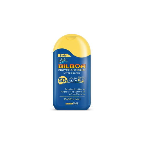 Bilboa Bimbi Latte Solare SPF50+ 200ml – Solare Bambini Protezione Molto Alta Idratante - Acque Profumeria