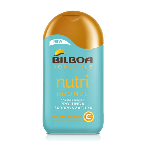 Bilboa Nutribronze Doposole Latte 200ml – Doposole Nutriente Prolunga Abbronzatura Pelle Morbida - Acque Profumeria