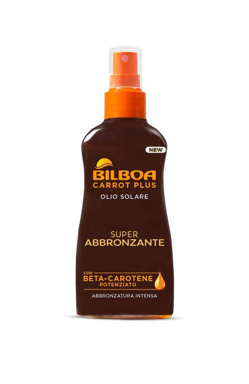 Bilboa Olio Solare Super Abbronzante 200ml – Olio Abbronzante Intensivo SPF0 Abbronzatura Profonda - Acque Profumeria