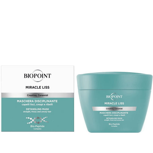 Biopoint Miracle Liss Maschera Disciplinante 200ml – Capelli Lisci Disciplinati Nutriti - Acque Profumeria
