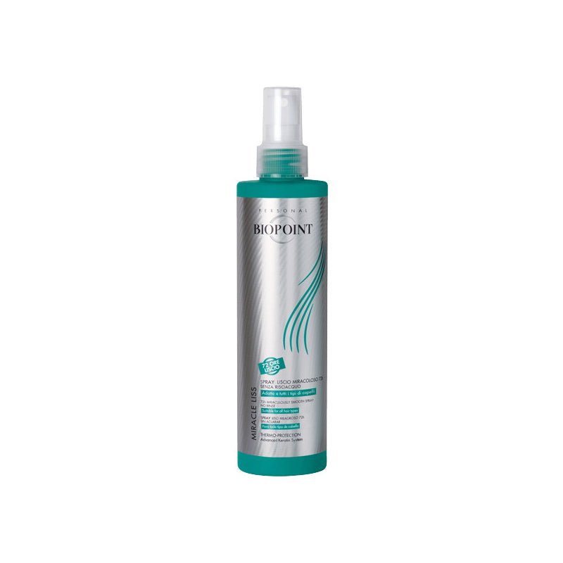 Biopoint Miracle Liss Spray 200ml – Capelli Lisci Disciplinati Setosi - Acque Profumeria
