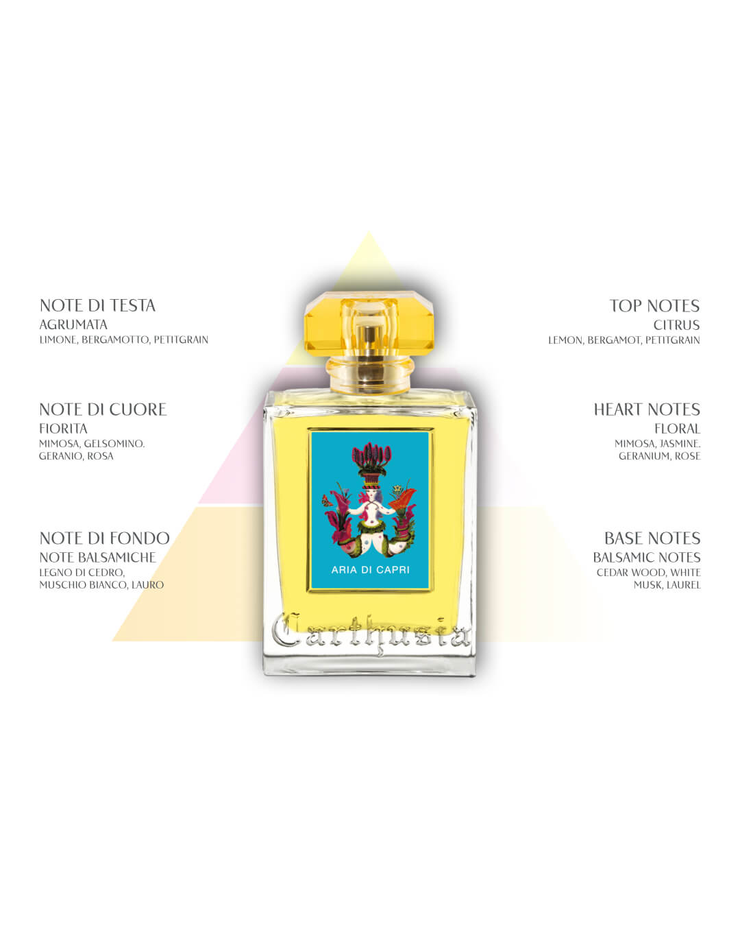 Carthusia Aria di Capri Eau de Parfum Donna 100ml – Agrumata Floreale Legnosa