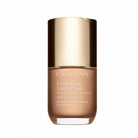 Clarins Everlasting Youth Fluid Foundation – Fondotinta Fluido Anti-Età SPF15 Viso 30ml