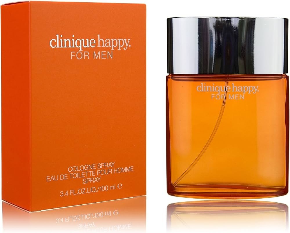 Clinique Happy for Men Eau de Toilette 100 ml – Profumo Uomo Agrumato Fresco Energizzante