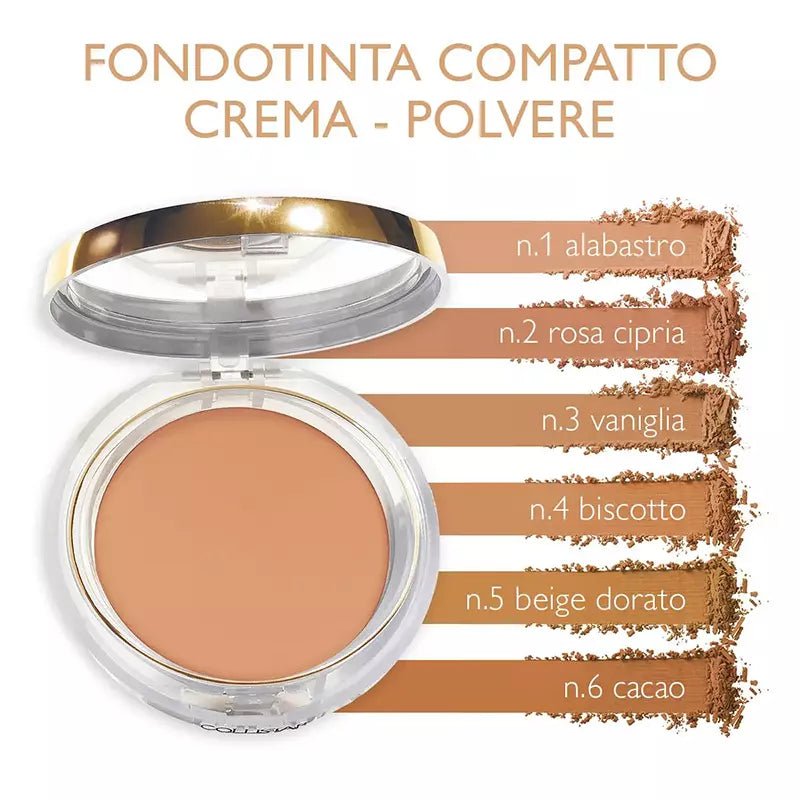 Collistar Fondotinta Compatto Crema/Polvere 9gr SPF10 - Acque Profumeria