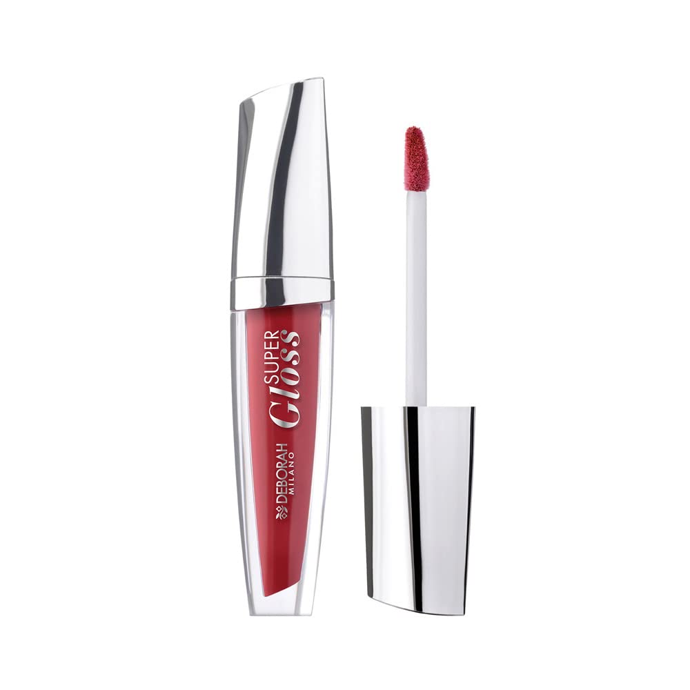 Deborah Super Gloss Lucidalabbra Effetto 3D Colore 07 Brick Red – Lucidalabbra Ultra Brillante Volume 3D