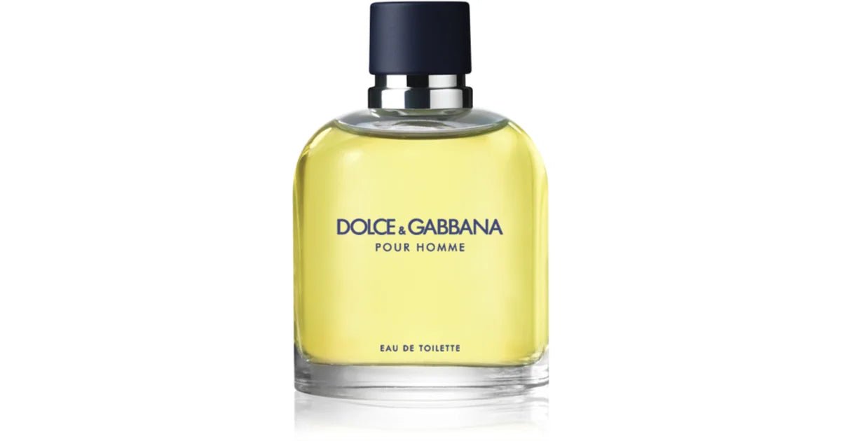Dolce & Gabbana Pour Homme Eau de Toilette 125 ml – Profumo Uomo Aromatico Fougere Mediterraneo
