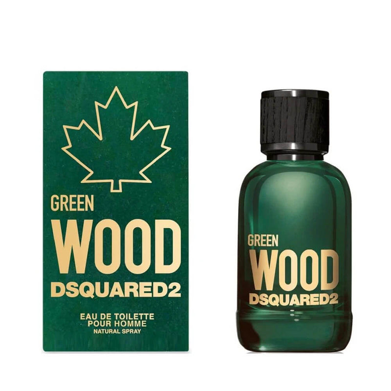 Dsquared2 Green Wood Eau de Toilette – Profumo Uomo Legnoso Aromatico Fresco Naturale