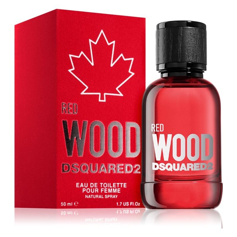 Dsquared2 Red Wood Eau de Toilette – Profumo Donna Floreale Fruttato Energico Carismatico