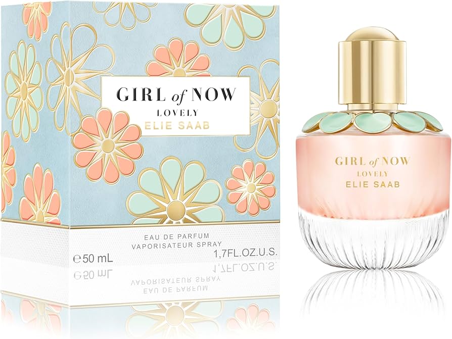 Elie Saab Girl of Now Lovely Eau de Parfum 50 ml – Profumo Donna Gourmand Floreale Dolce