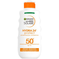 Garnier Ambre Solaire Hydra Protect Latte Solare Idratante SPF50+ 200ml – Protezione Alta UVA/UVB