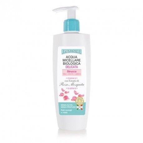 I Provenzali Acqua Micellare Biologica con Estratto di Rosa – Struccante Delicato Naturale Viso Occhi Labbra