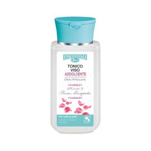 I Provenzali Tonico Viso Addolcente Rosa Mosqueta 200ml – Tutte le Pelli Biologico