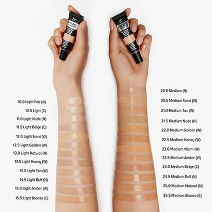 IT Cosmetics Bye Bye Under Eye Correttore 12 ml – Anti-Occhiaie Alta Copertura Acido Ialuronico