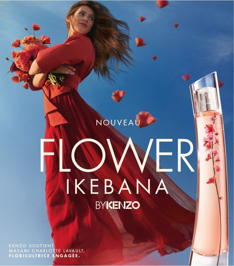 Kenzo Flower Ikebana Eau de Parfum 40 ml – Profumo Donna Floreale Legnoso Naturale