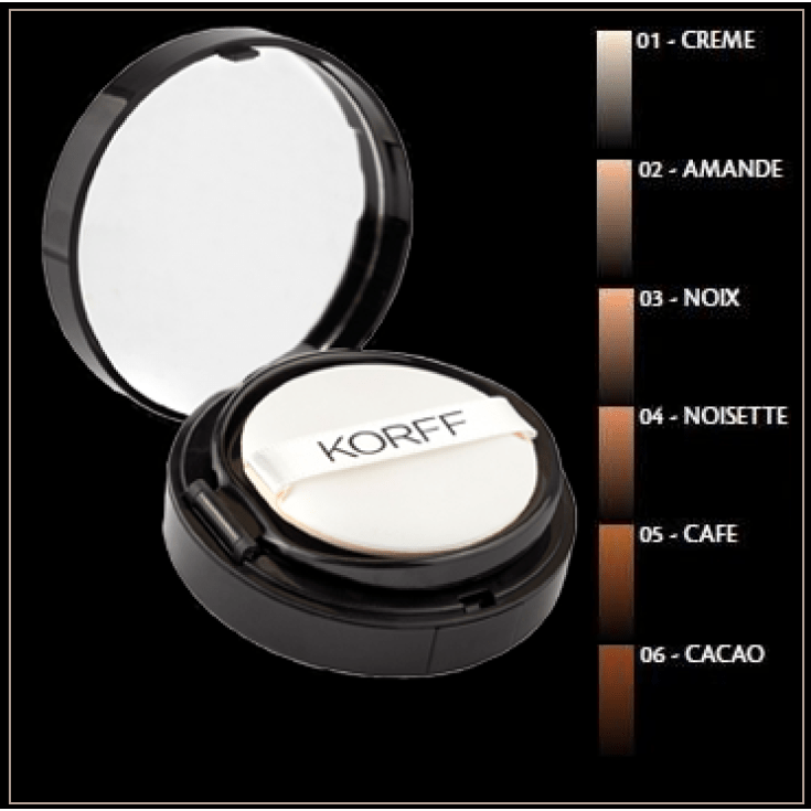 Korff Cure Make Up Fondotinta Cushion SPF25 – Acido Ialuronico Vitamina E Effetto Soft Focus 12g