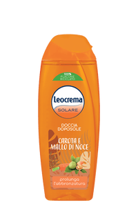 Leocrema Doccia Doposole Carote e Mallo di Noce 250ml – Prolunga e Sublima l'Abbronzatura