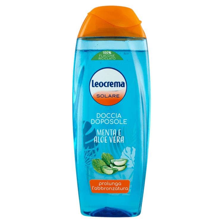 Leocrema Doccia Doposole Menta e Aloe Vera 250ml – Rinfrescante e Lenitivo Dopo il Sole