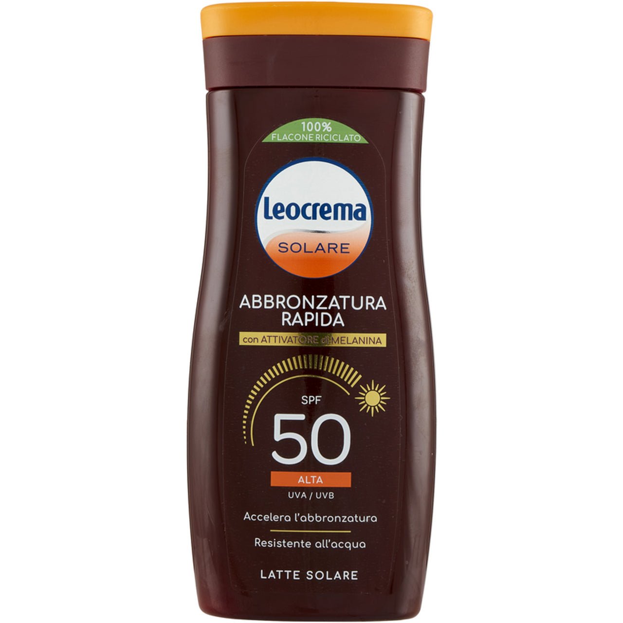 Leocrema Latte Solare Abbronzatura Rapida SPF50 200ml – Abbronzatura Uniforme e Protezione Alta