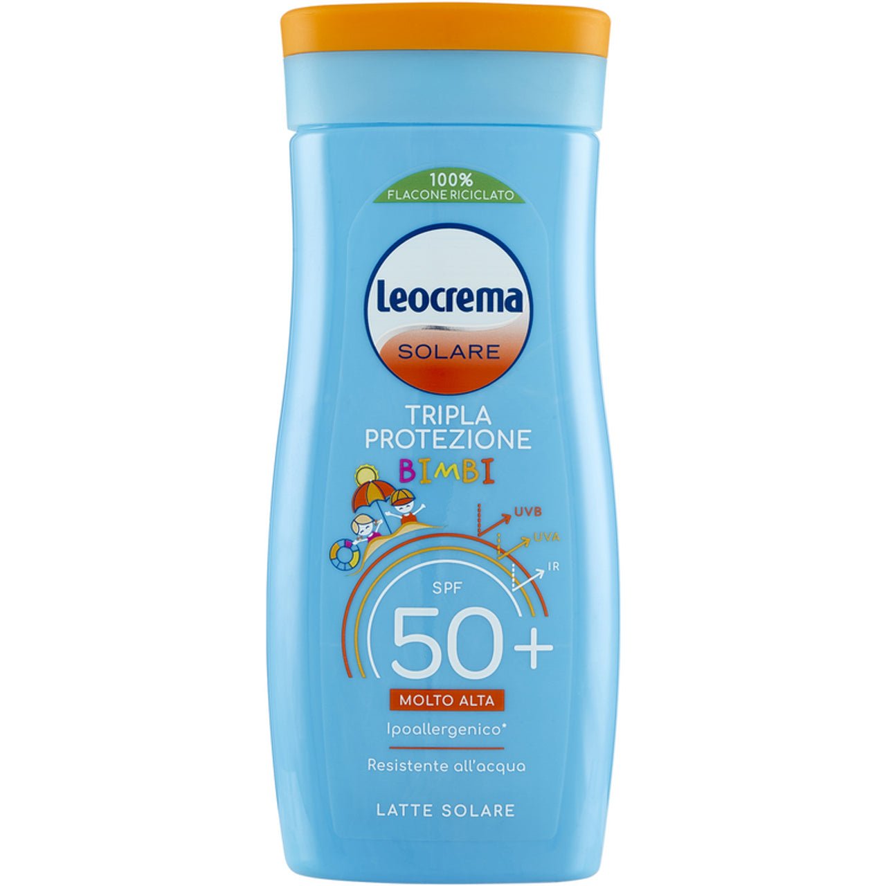 Leocrema Latte Solare Tripla Protezione Bimbi SPF 50+ Waterproof