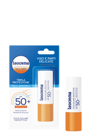 Leocrema Stick Solare Protettivo SPF50+ Pelli Sensibili 12ml – Protezione Molto Alta UVA/UVB - Acque Profumeria