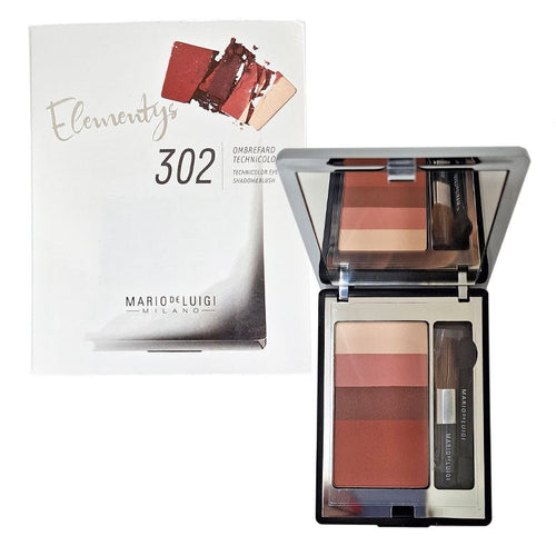 Mario de Luigi Elementys Ombrefard Technicolor Palette Ombretti e Fard – 2 Nuance Made in Italy