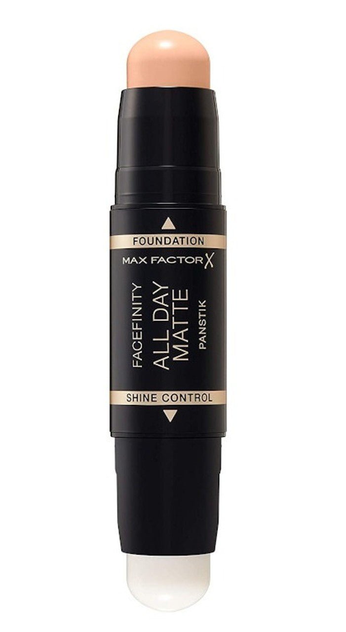 Max Factor Facefinity All Day Matte Panstik – Fondotinta e Primer Stick Opacizzante Lunga Durata