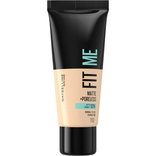 Maybelline Fit Me Matte+Poreless Fondotinta 30 ml – Makeup Donna Effetto Opaco Anti - Pori - Acque Profumeria