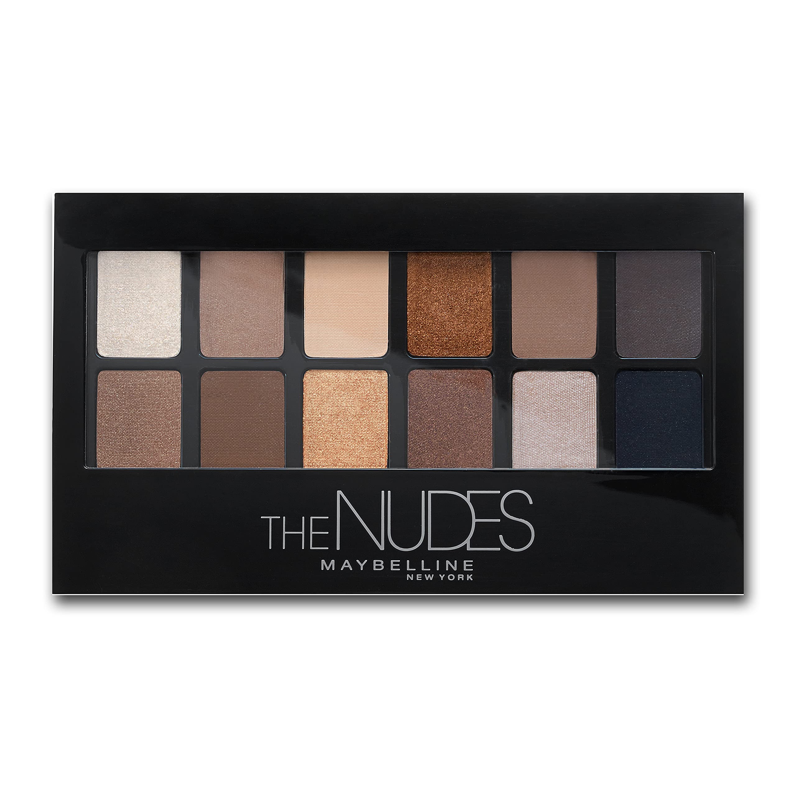 Maybelline The Nudes Palette Ombretti – Palette Trucco Occhi Tonalità Nude Naturali