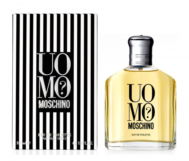 Moschino "Uomo?" Eau de Toilette Unisex – Profumo Legnoso Italiano Elegante Carismatico 75ml 125ml