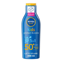 NIVEA SUN Kids Protect & Play Crema Solare SPF 50 200 ml – Protezione Solare Bambini Waterproof