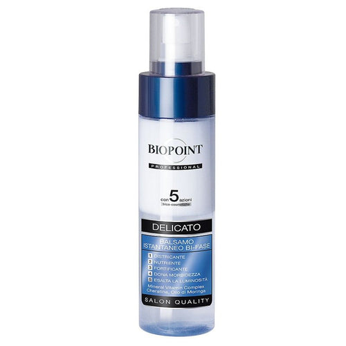 BIOPOINT PROFESSIONAL BALSAMO BI-FASE DELICATO - 5 AZIONI 200 ML