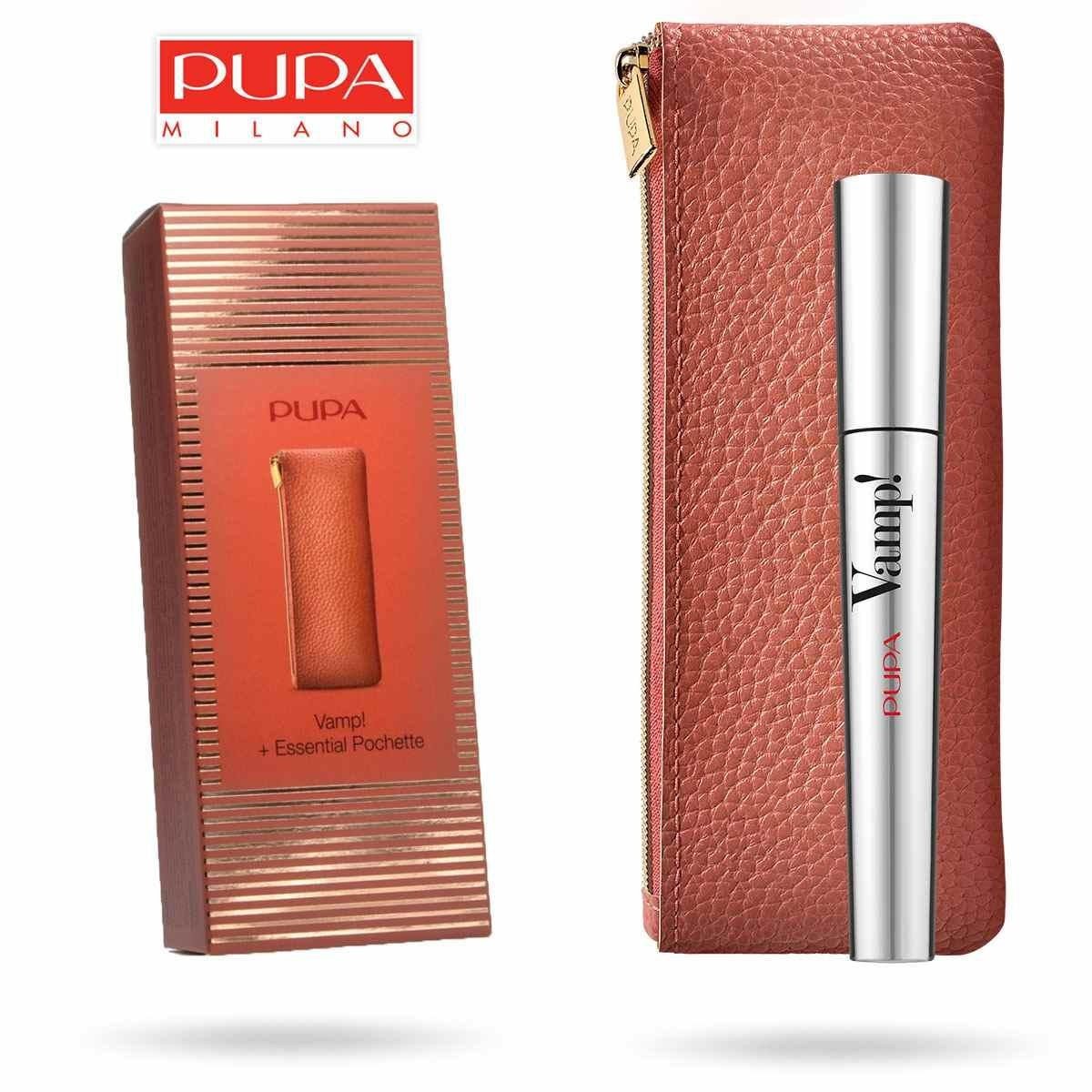 Pupa Kit Mascara Vamp! + Pochette – Makeup Occhi Volume Estremo