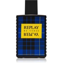 Replay Signature Reverse For Man Eau de Toilette 100 ml – Profumo Uomo Aromatico Speziato Erbaceo