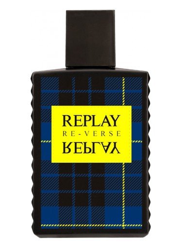 Replay Signature Reverse For Man Eau de Toilette 100 ml – Profumo Uomo Aromatico Speziato Erbaceo