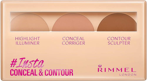 Rimmel Insta Contour Palette Correttore N.020 Medium 15g – Contouring e Illuminante Viso - Acque Profumeria