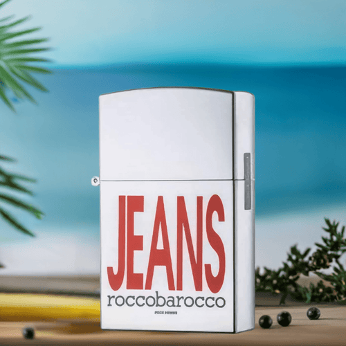 Rocco Barocco Jeans Pour Homme Eau de Toilette 75 ml – Profumo Uomo Aromatico Fresco Casual - Acque Profumeria