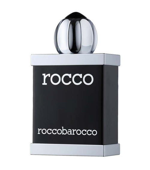 Rocco Barocco Rocco Black Eau de Toilette 100 ml – Profumo Uomo Orientale Speziato Legnoso - Acque Profumeria