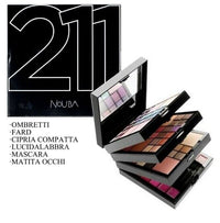 Nouba Trousse 211 Palette Make-Up Viso Occhi Labbra – 60 Ombretti 9 Fard 20 Gloss Mascara